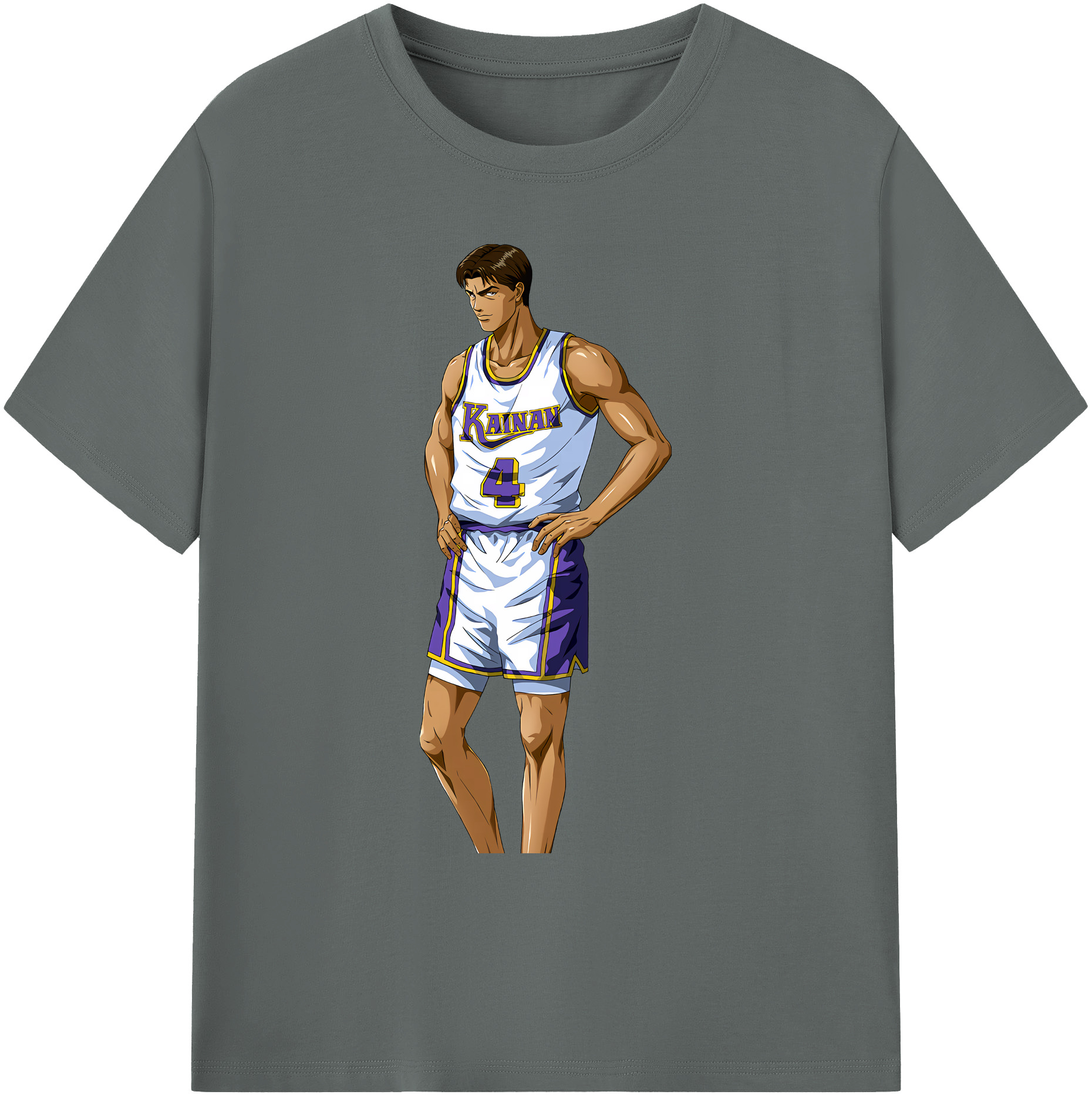 （画像用） SLAM DUNK／スラムダンク 綿100％ メンズ半袖Tシャツ｜肌触りやわらか＆通気性